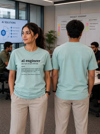 The AI Engineer Tee Unisex Classic Crew T-Shirt