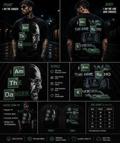 Breaking Bad Legacy | "I Am The Danger" Premium Graphic Tee