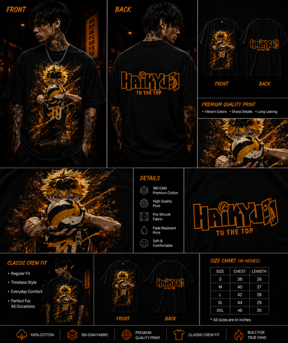 Haikyu!! Shoyo Hinata "The Greatest Decoy" Premium Graphic Unisex T-Shirt