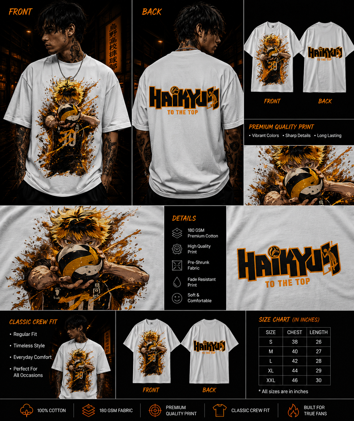 Haikyu!! Shoyo Hinata "The Greatest Decoy" Premium Graphic Unisex T-Shirt