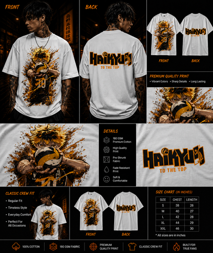 Haikyu!! Shoyo Hinata "The Greatest Decoy" Premium Graphic Unisex T-Shirt