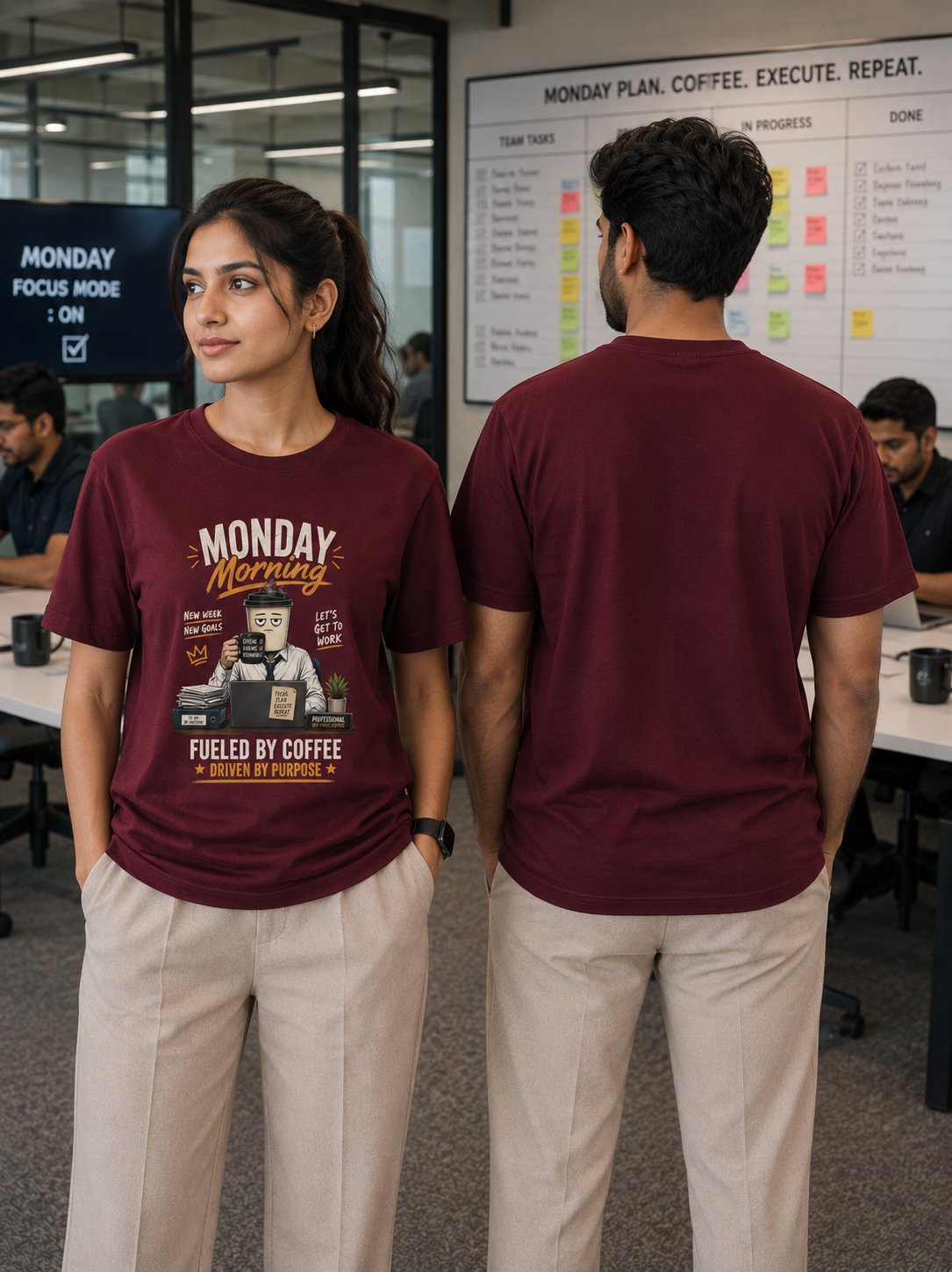 Monday Morning Re-Launch: Professional Unisex Crewneck Tee