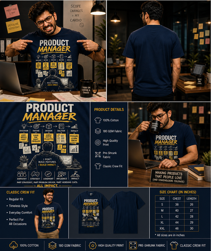 Product Manager – Build Impact Graphic Unisex Tee