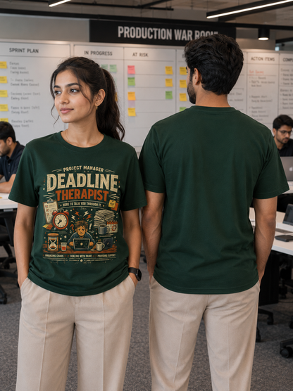 Deadline Therapist | The Ultimate Project Manager Unisex Tee