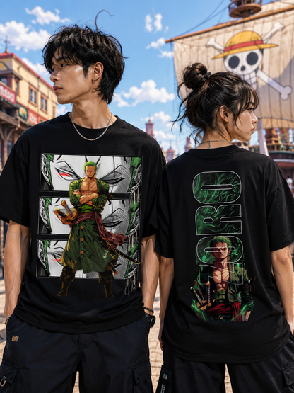 Roronoa Zoro "King of Hell" Premium Graphic Tee