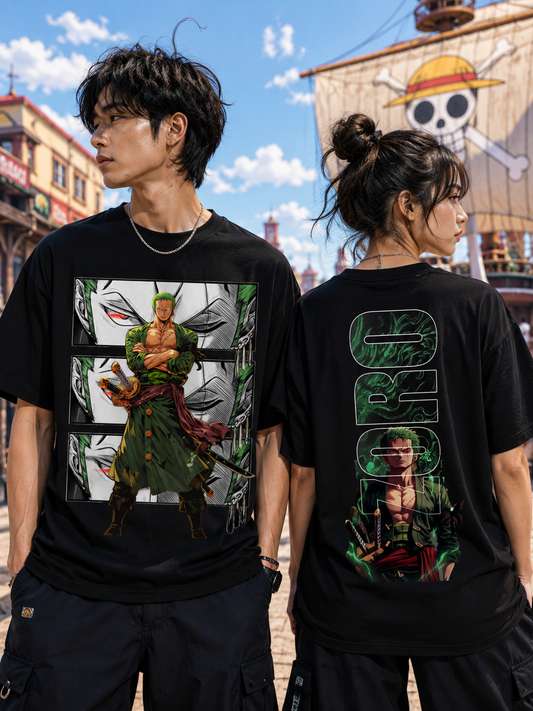 Roronoa Zoro "King of Hell" Premium Graphic Tee